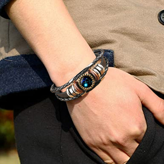 Sternzeichen-Zeitstein-Armband