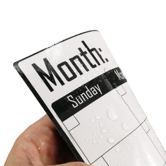 Kühlschrankmagnet Kalender aufkleber—Papierrohr Paket