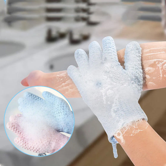 Tief reinigende Peeling-Badehandschuhe