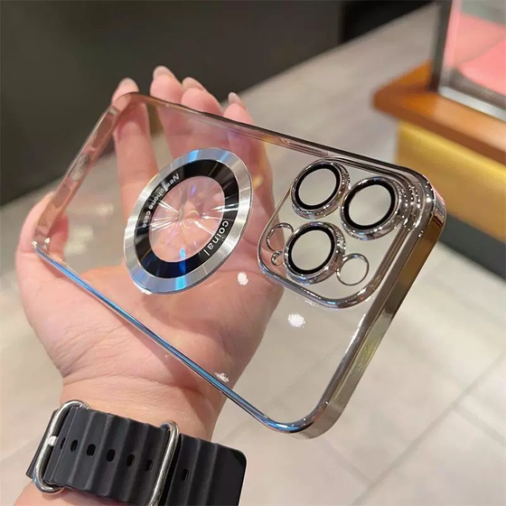 Transparente magnetische iPhone-Hülle