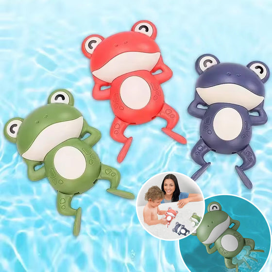 Baby Dusche  Uhrwerk Niedliches Tier schwimmender Frosch