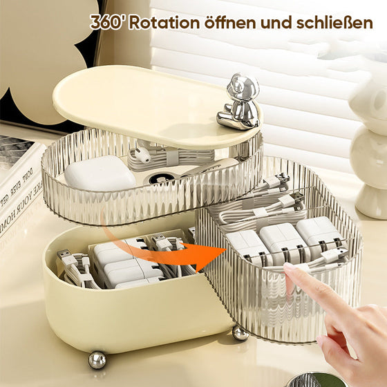 Schreibtisch-Organizer mit 360°-Drehung