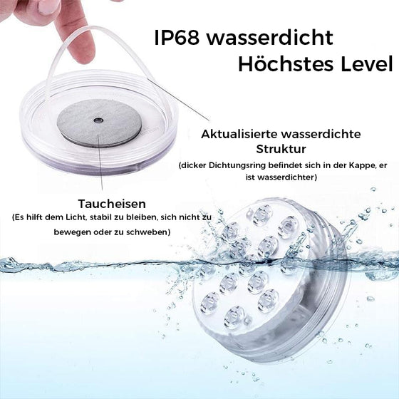 Tauchfähige LED-Poolbeleuchtung