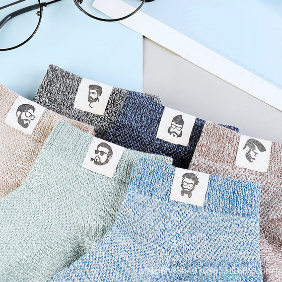 Atmungsaktive Antibakterielle Deo-Socken für Herren 5 Paar