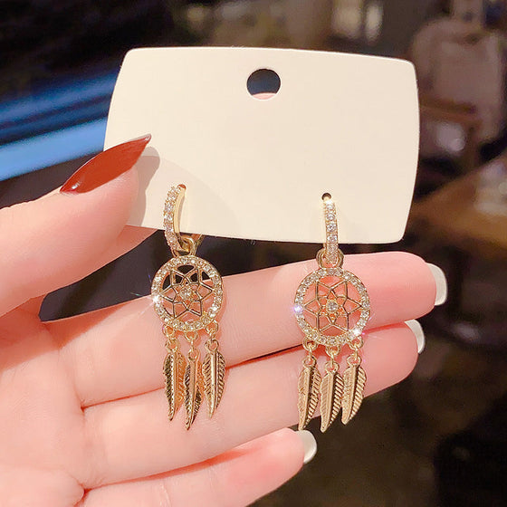 Dreamcatcher Dangle Earrings