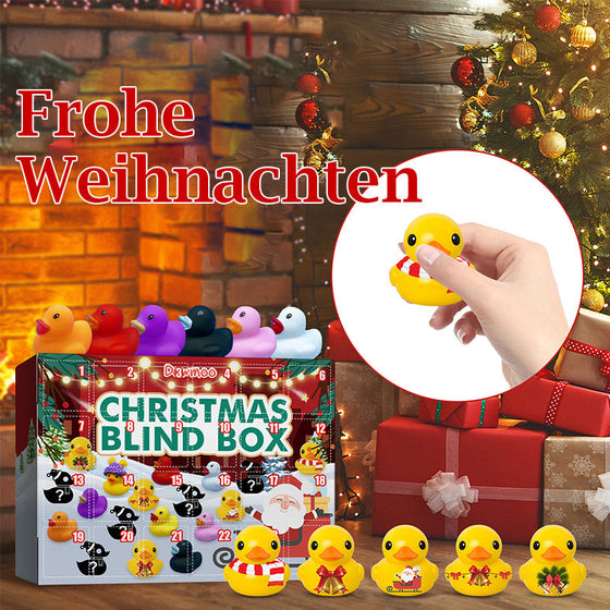 Weihnachtensblindkasten-Ente im Baden-Weihnachtenskalender