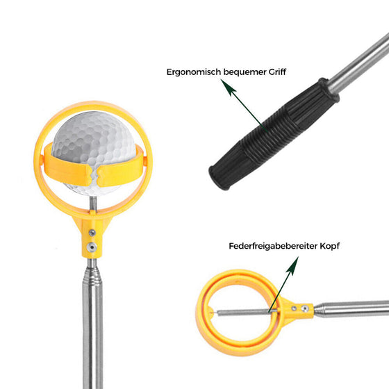 Tragbarer Golfballpflücker