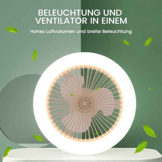 2-in-1-Aromatherapie-LED-Lüfterlampe