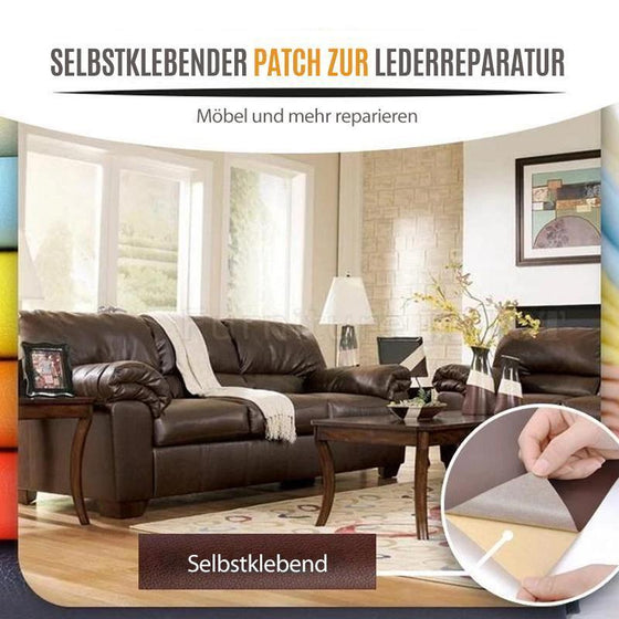 Selbstklebender Patch zur Lederreparatur