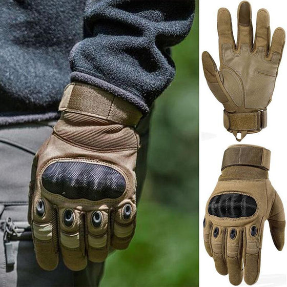 Harte Knöchel-Vollfinger-Motorradhandschuhe für Outdoor-Radfahren