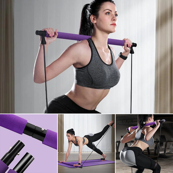 Tragbares Pilates-Bar-Kit