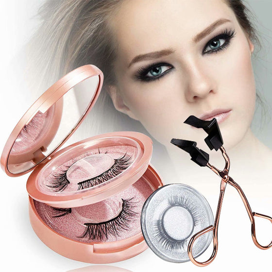 Set mit magnetischen falschen Wimpern