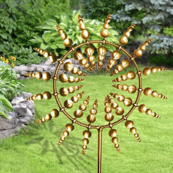 Garden Magic Kinetische Windmühle aus Metall