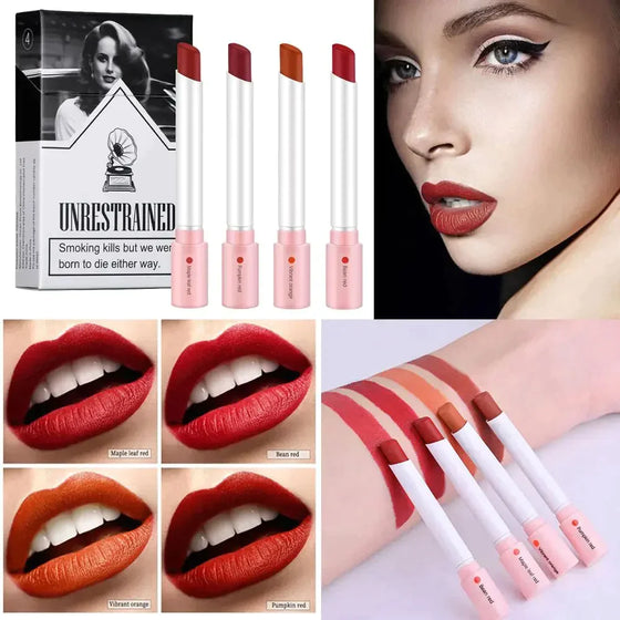 Matte Cigarette Lipstick Pack Set