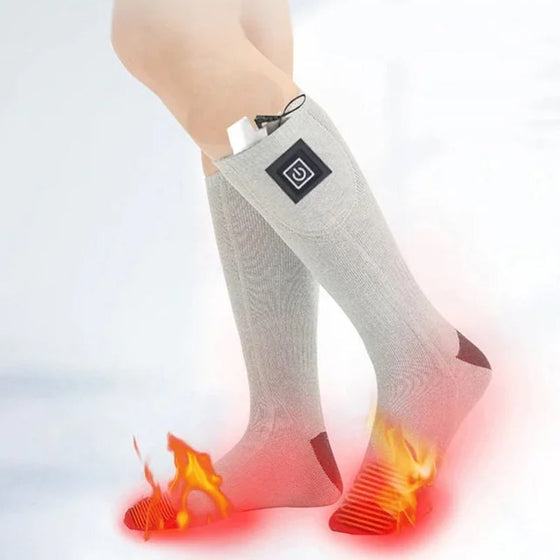 Beheizte Socken mit einstellbarer Temperatur