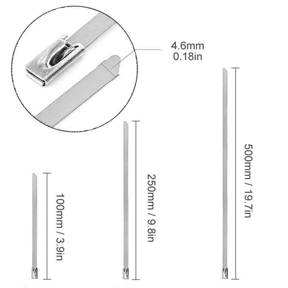 Mehrzweck-Kabelbinder aus Metall