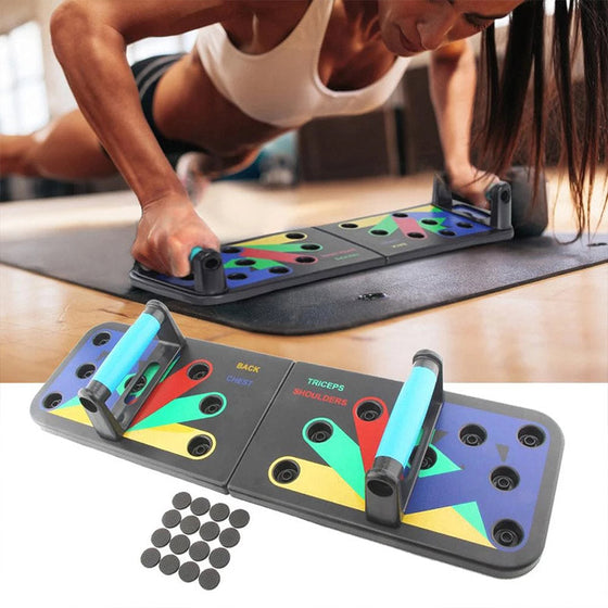 9-in-1 Push-Up-Board Gymnastik Übung Liegestütze