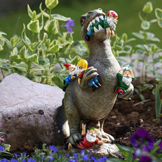 Dinosaurier Zwerg Ornamente