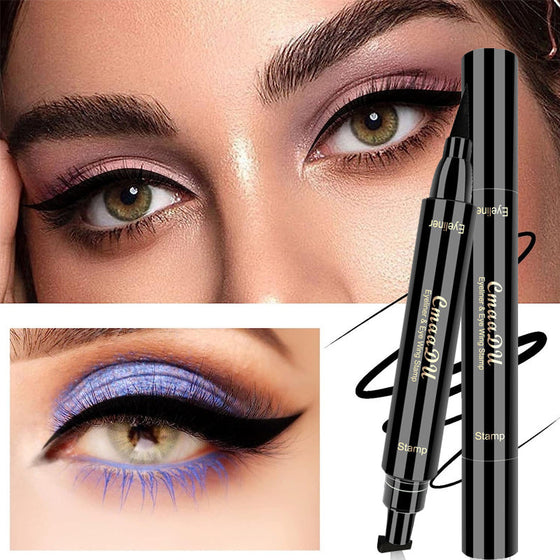 Doppelseitiges flüssiges Eyeliner-Make-up