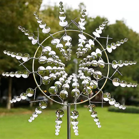 Garden Magic Kinetische Windmühle aus Metall