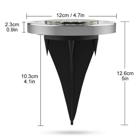 LED Solar Stehlampe