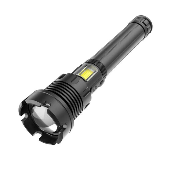 Wiederaufladbare taktische LED-Laser-Taschenlampe