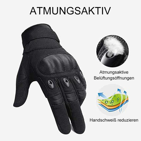 Harte Knöchel-Vollfinger-Motorradhandschuhe für Outdoor-Radfahren