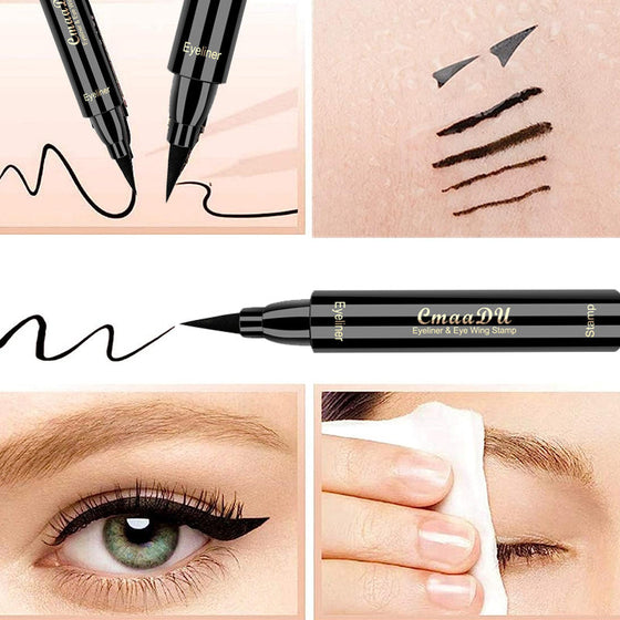 Doppelseitiges flüssiges Eyeliner-Make-up