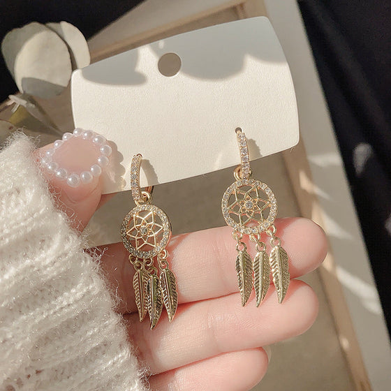 Dreamcatcher Dangle Earrings