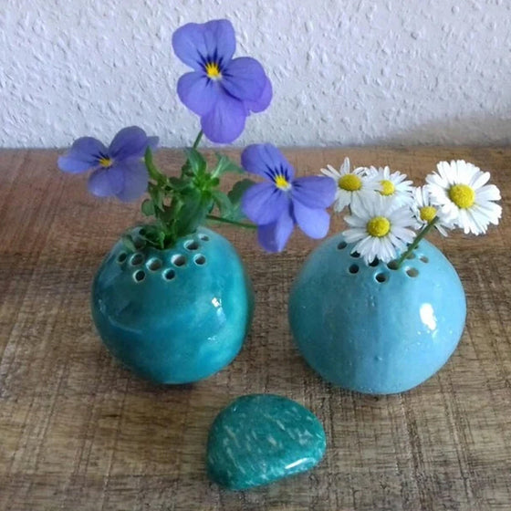 Harz handgefertigte Vase Tischdekoration