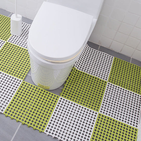 Bathroom PVC spliceable non-slip mat(4 Stück)