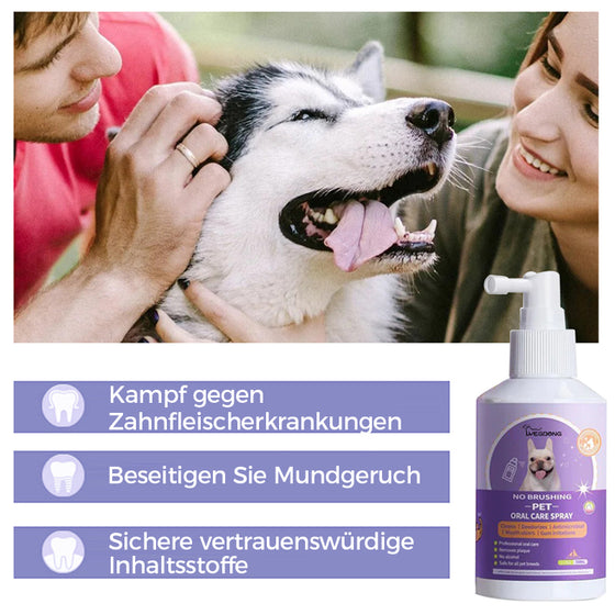 Hunde- und Katzenzahnreinigungsspray