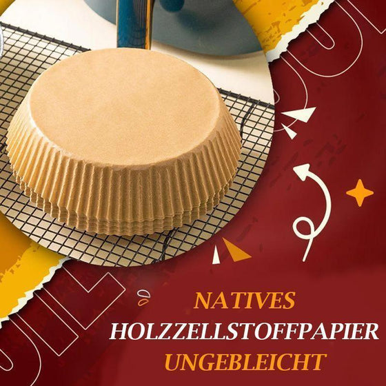 Heißluftfritteuse Einweg-Papiereinlage（50 Stück）