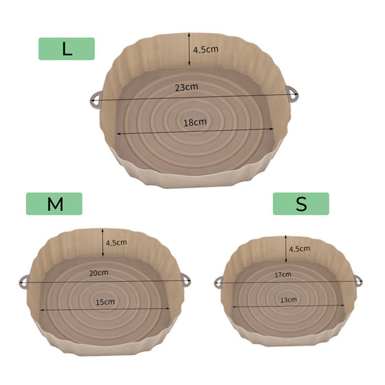 Permanent Silicone Trays for Air Fryer