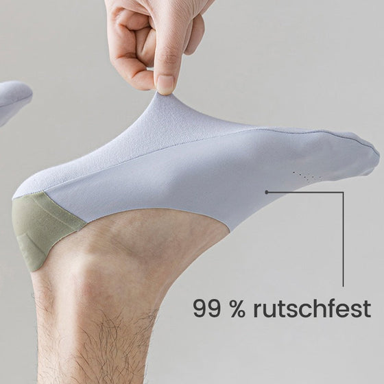 Atmungsaktive, rutschfeste Socken aus Eisseide