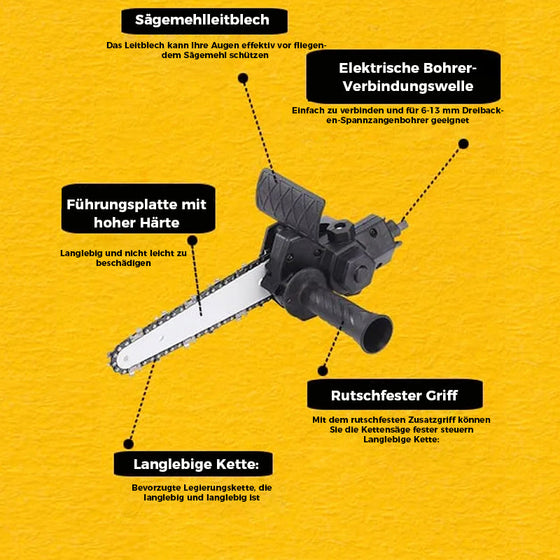 Elektrische bohrer kettensäge