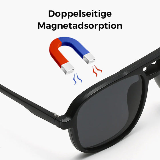 Magnetisch polarisierte 3-in-1-Sonnenbrille