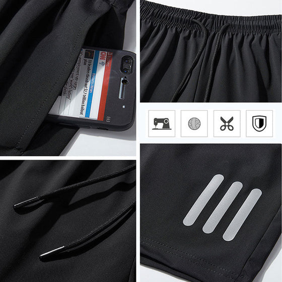 Sommerliche elastische Sportshorts