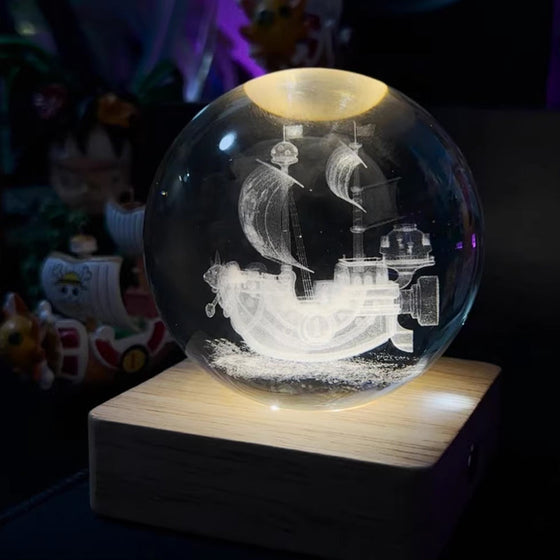 Crystal Ball Night Light Creative DIY Rechargeable Lighting Night Light