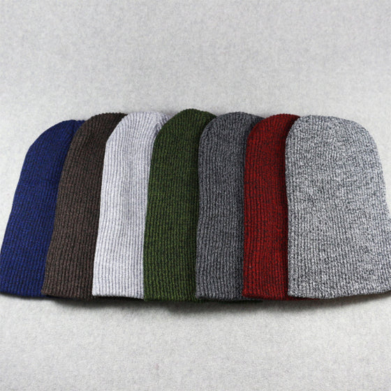 No Brim Unisex Winter warme Strickmütze