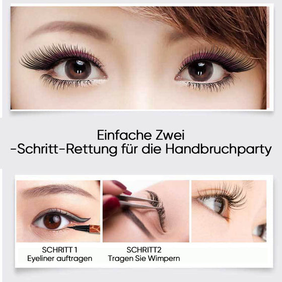 Magnetisches falsches Wimpern-Set