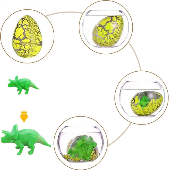 2024 Osterkarten mit Dinosaurier-Eiern 24 Stück/Set