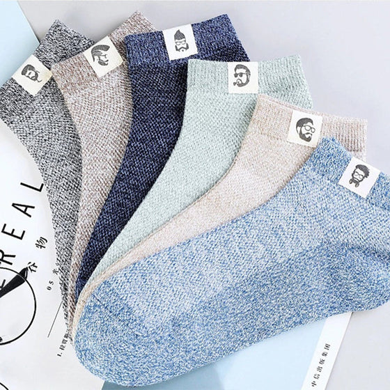 Atmungsaktive Antibakterielle Deo-Socken für Herren 5 Paar