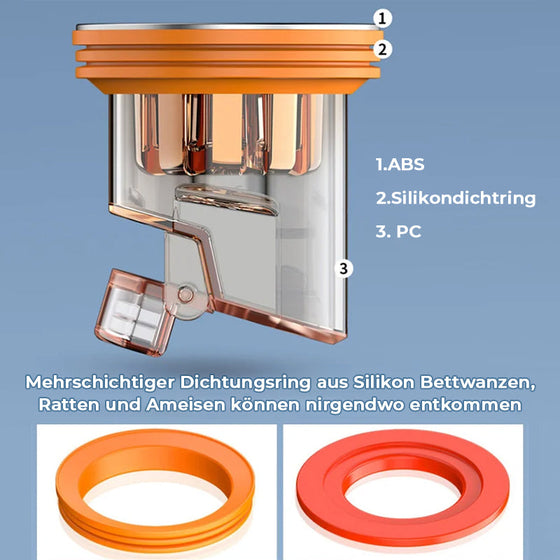 Universeller doppelter Deodorant-Bodenablaufkern