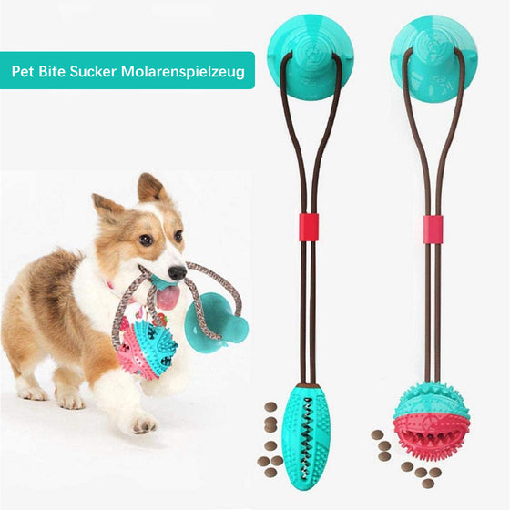 Dog Bite Toy Interaktives Leckerspielzeug mit Saugnapf