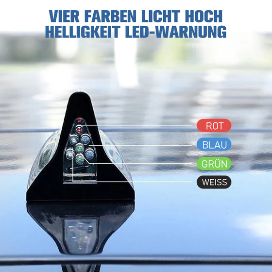 Shark Fin Solarwarnlicht für Auto