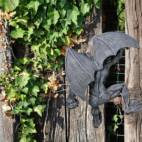 Drachengeflügelter Gargoyle-Zaunaufhänger