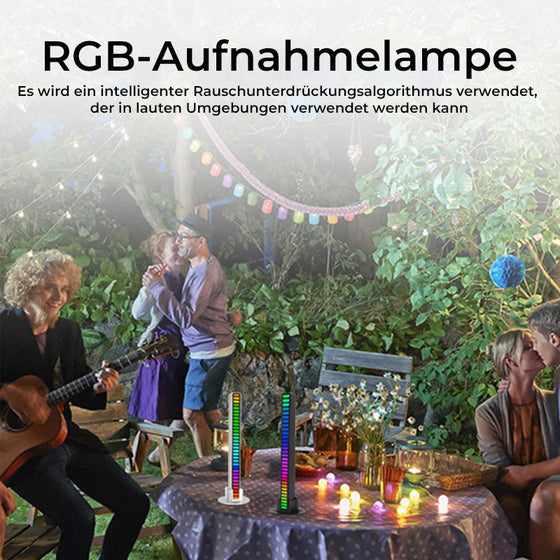 Kabellose Soundaktivierte RGB-Lichtleiste