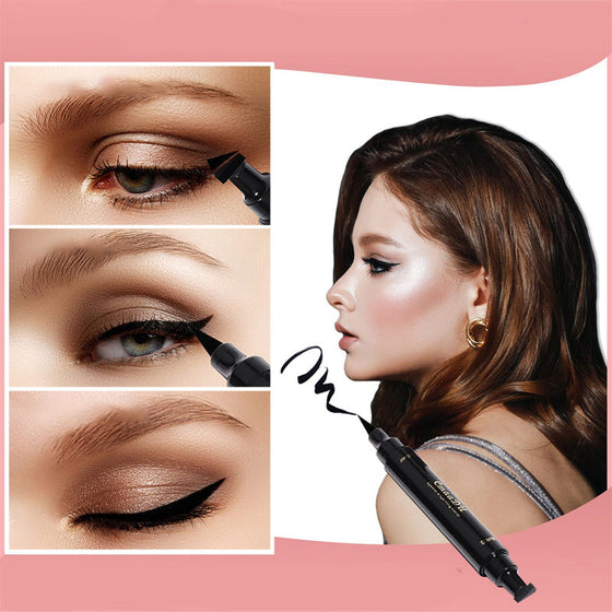 Doppelseitiges flüssiges Eyeliner-Make-up