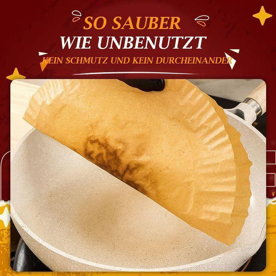 Heißluftfritteuse Einweg-Papiereinlage（50 Stück）